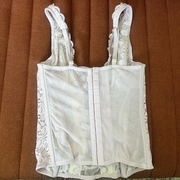 Victoria’s Secret pinkish lavender corset top - Picture 2 of 3